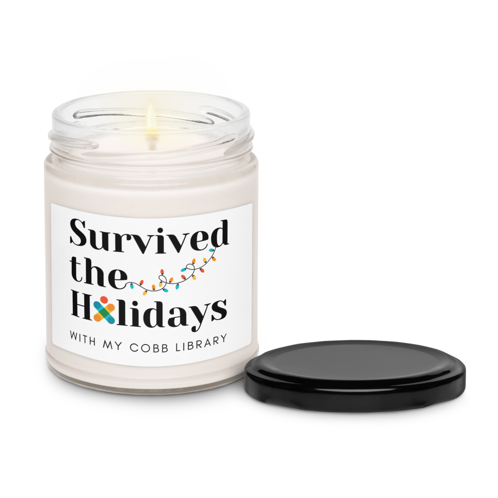Library Holiday Glow Candle