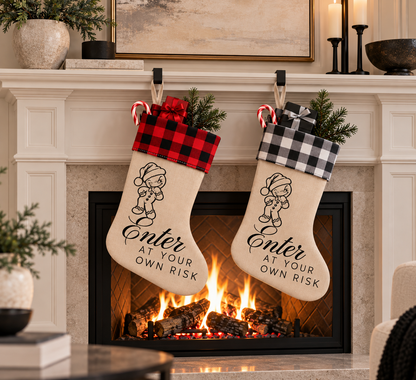 Merry Little Menace Christmas Stocking