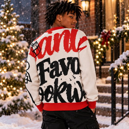 Book Drop Drip Youth Sweater