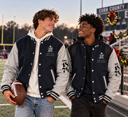 The CCPL Book Club Letterman Jacket