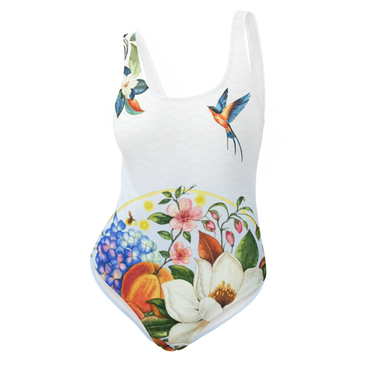 Peach Orchard One-Piece Swimsuit