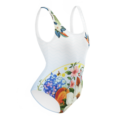 Peach Orchard One-Piece Swimsuit