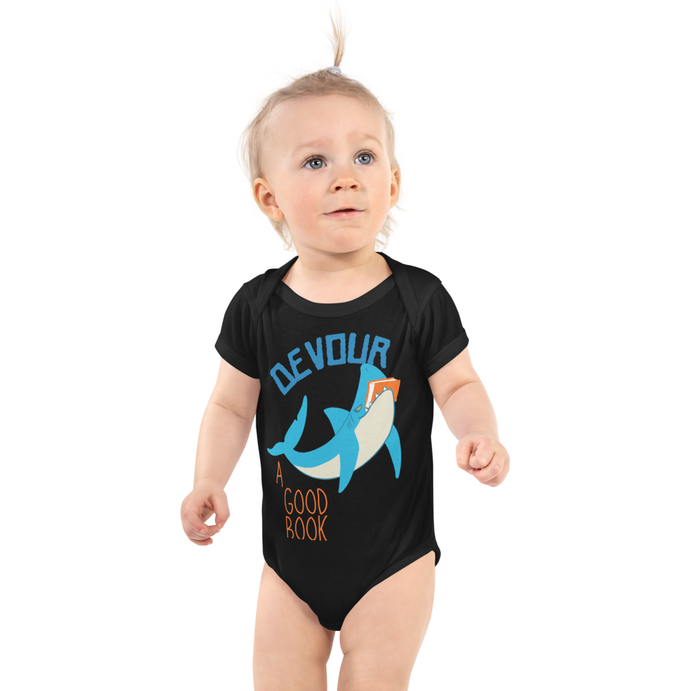 Hungry for Reading Infant Onesie