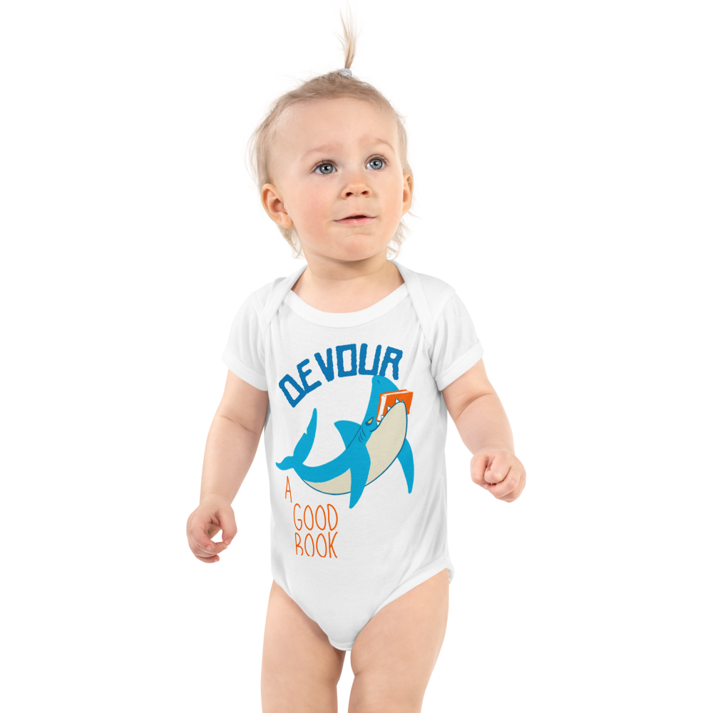 Hungry for Reading Infant Onesie