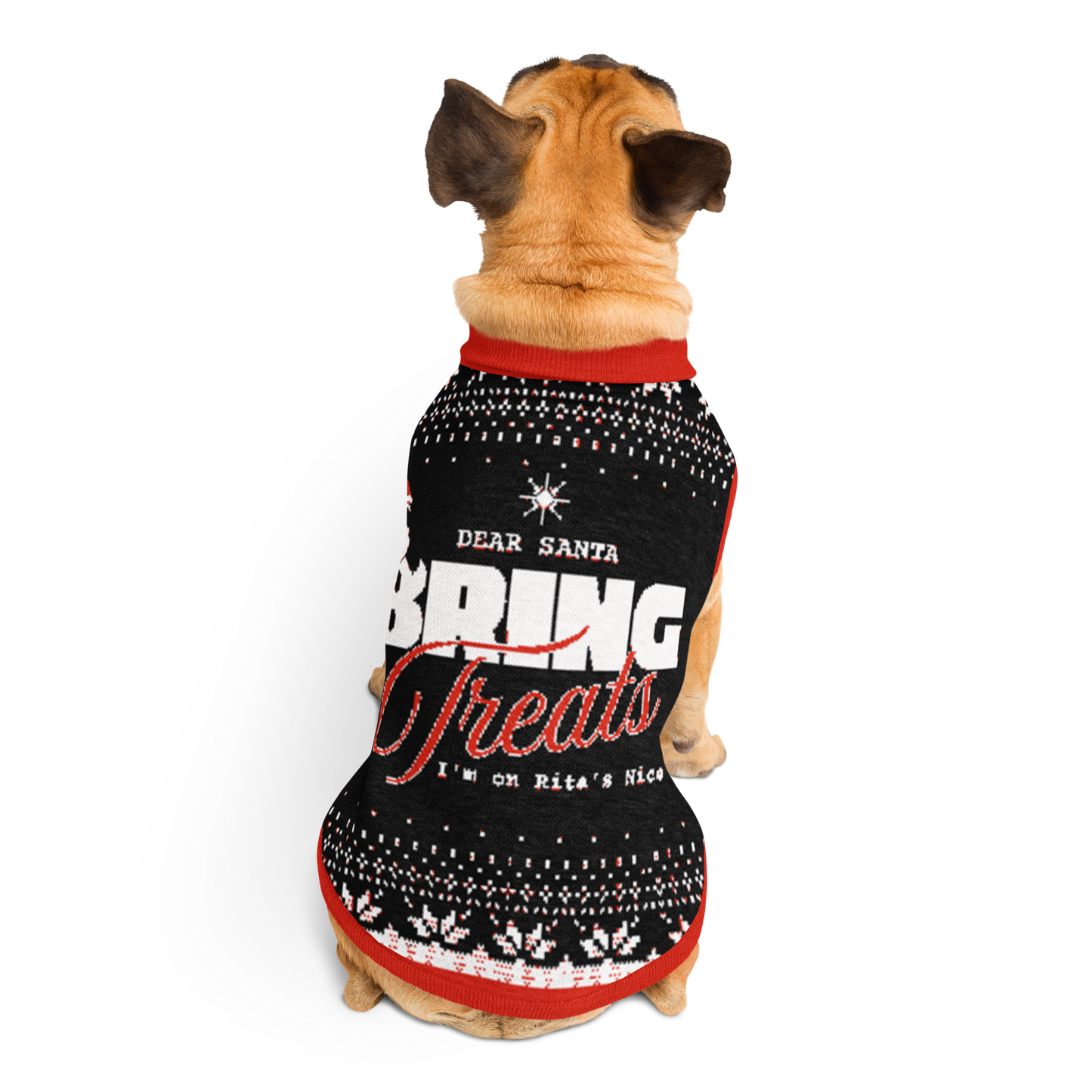 Dear Santa, Bring Treats | Pup Sweater