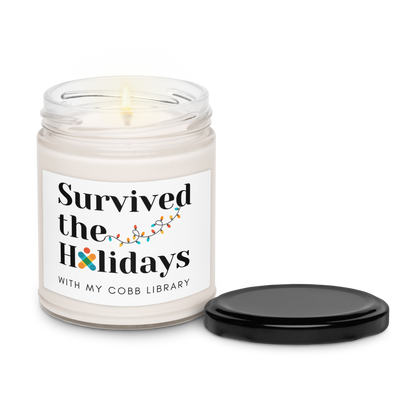 Library Holiday Glow Candle