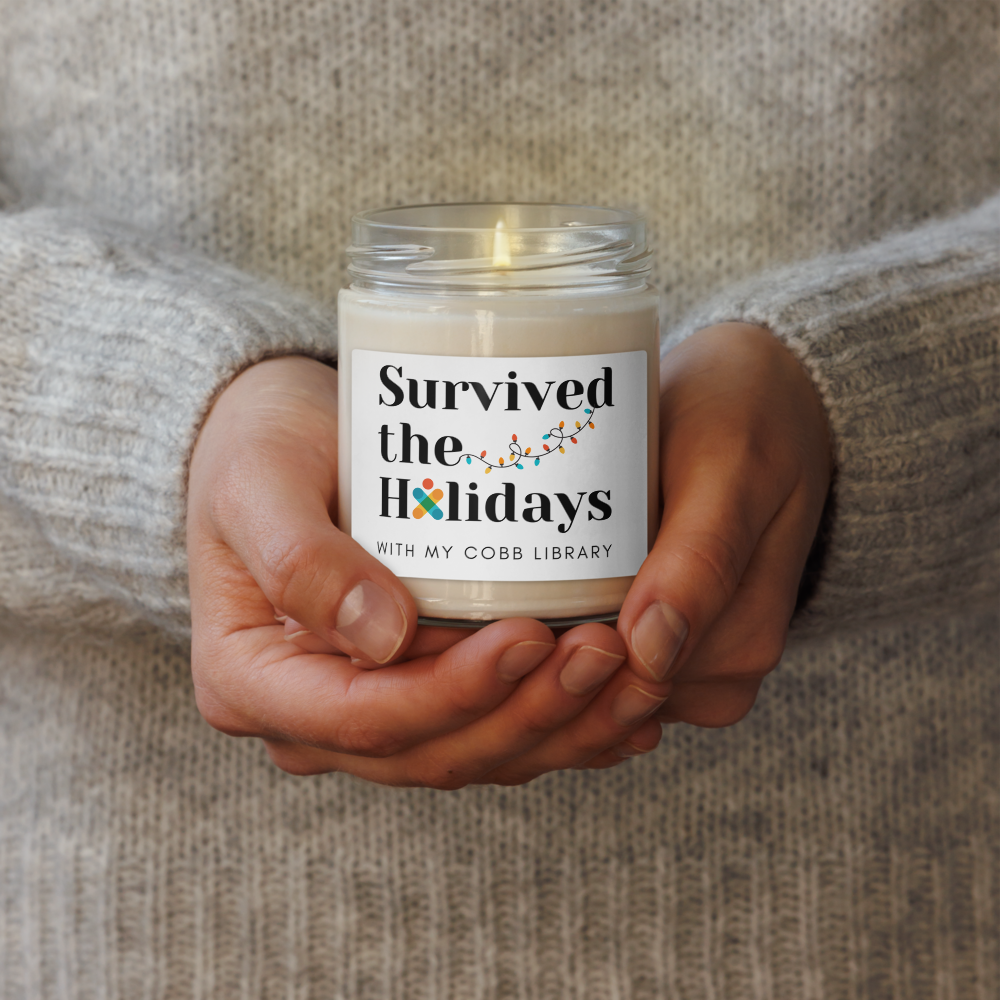 Library Holiday Glow Candle