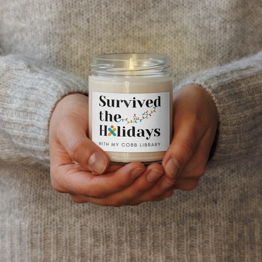 Library Holiday Glow Candle