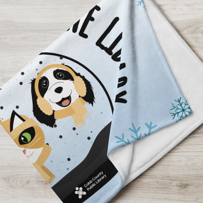 Winter Reads Throw Blanket