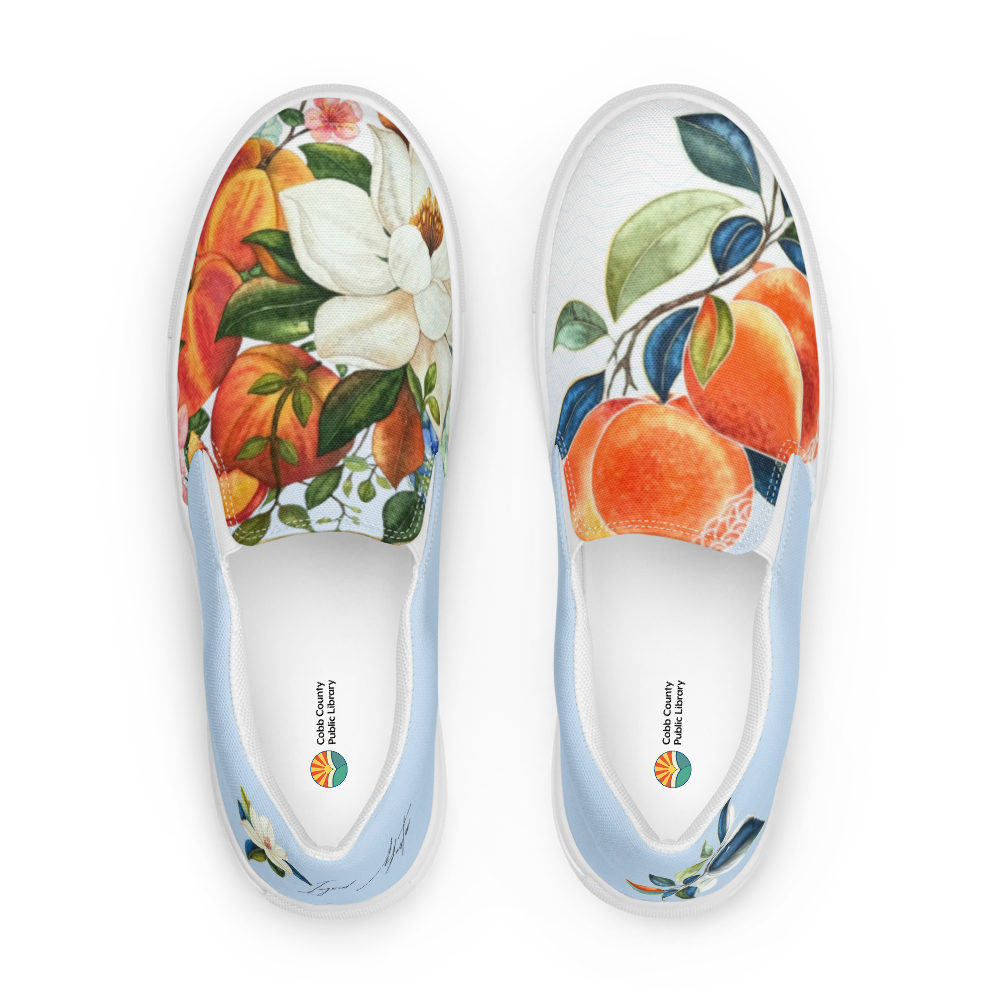 Georgia Peach Slip-Ons