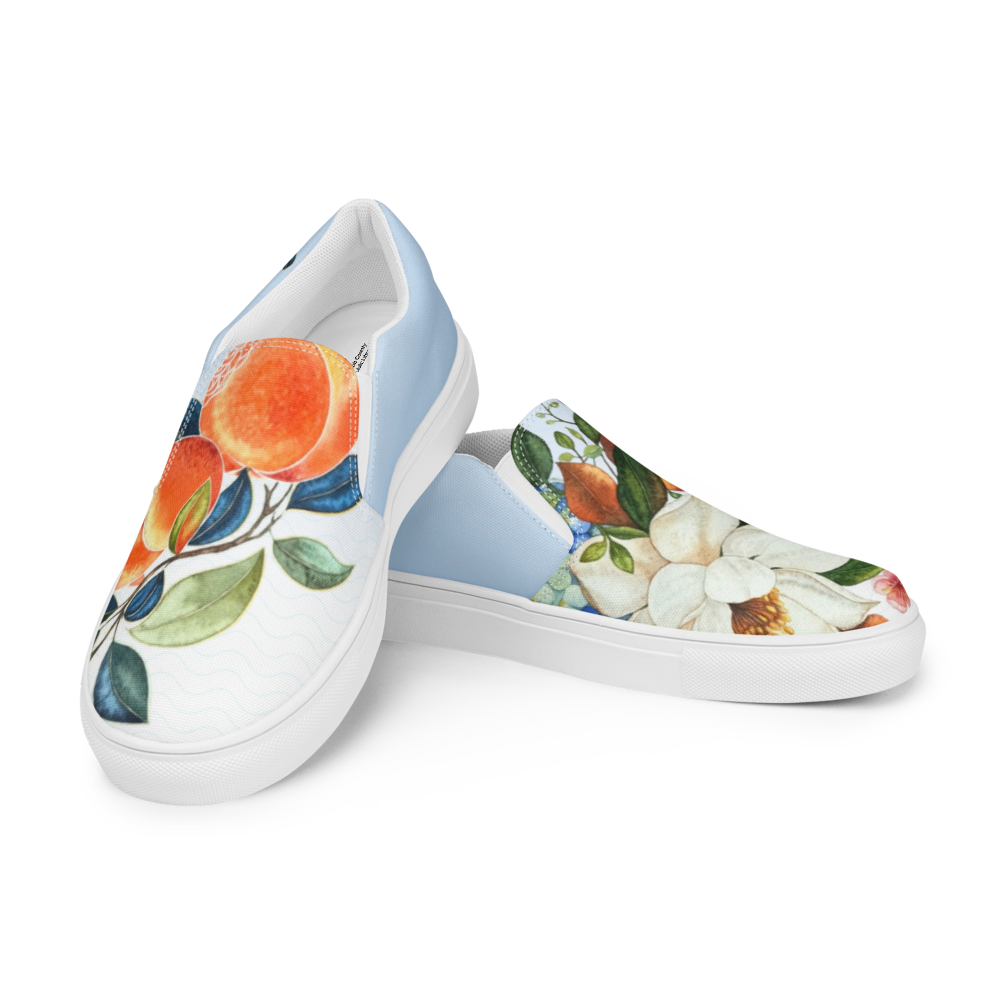 Georgia Peach Slip-Ons
